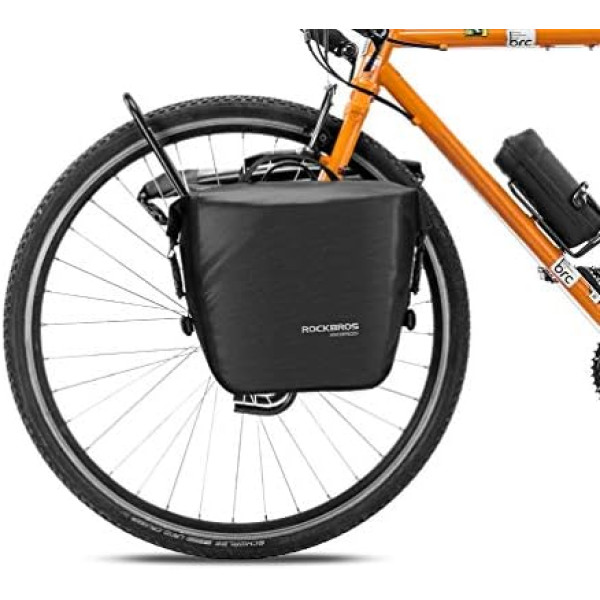 Rockbros Pannier Bag 100% ūdensnecaurlaidīga aizmugurējā velosipēda soma priekšpusē/aizmugurē ar plecu siksnu 12-16L