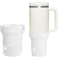 NECARSIN silikona bagāžas nodalījuma vāciņš priekš Stanley H2.0 un Quencher Adventure Glitter Stanley Cup Accessories Aizsargājošs ūdens pudeles apakšējais vāks