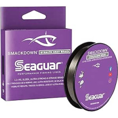 Seaguar Smackdown braid, 150 yards, stealth grey