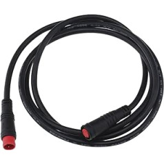 Electric Bike Extension Cable Female to Male Waterproof Plug for Electric Bike Motor/Lightweight E-Bike Parts Extension Cable(1m)