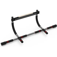 leikefitness durvju rāmis, pievelkams stienis, regulējams pārnēsājams ķermeņa augšdaļas fitnesa treniņš mājas sporta zālēm (92*35*27cm)