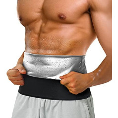 Bingrong Slimming Belt Fitness Belt for Men Sports Corset Waist Trainer Abdominal Body Shaper Sauna Fitness Belt Sweat Belt Abdominal Belt for Figure Shaping