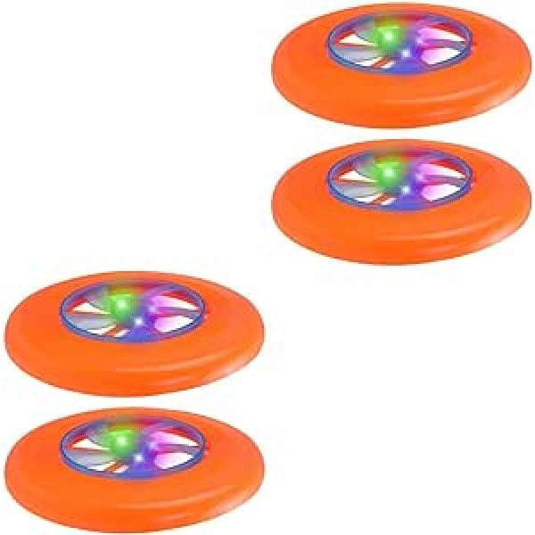 Toddmomy 4 Stück Spielzeuge Verwurzelung Kinderspielzeug UFO Lernspielzeug Für Kinder Interaktives Spielzeug Für Kinder Kinder-Discs Eltern-Kind Nachts Rasen