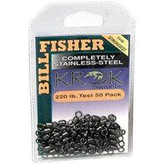 Billfisher SSS5-50PK Krok Angelwirbel aus Edelstahl