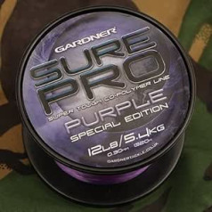 Gardner Tackle Sure Pro Purple Mainline – Angelschnur für Karpfen, Hecht, grob, Dorsch, Meer