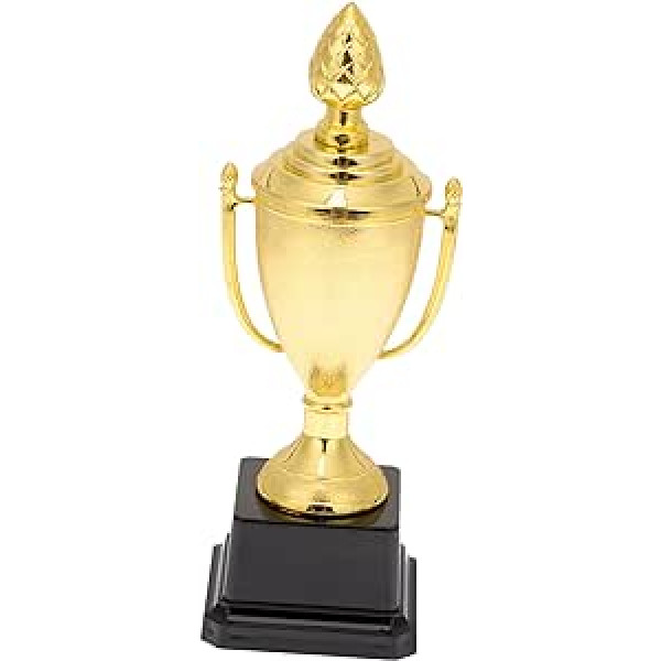 ABOOFAN 3gb Game Trophy Futbola medaļas bērniem Trofejas Rotaļlietas Bērniem Kinoakadēmijas balvas Trofeja Trofeja Sieviete Klases trofejas Golfa trofeja Zelta trofeja skriešanas plastmasa