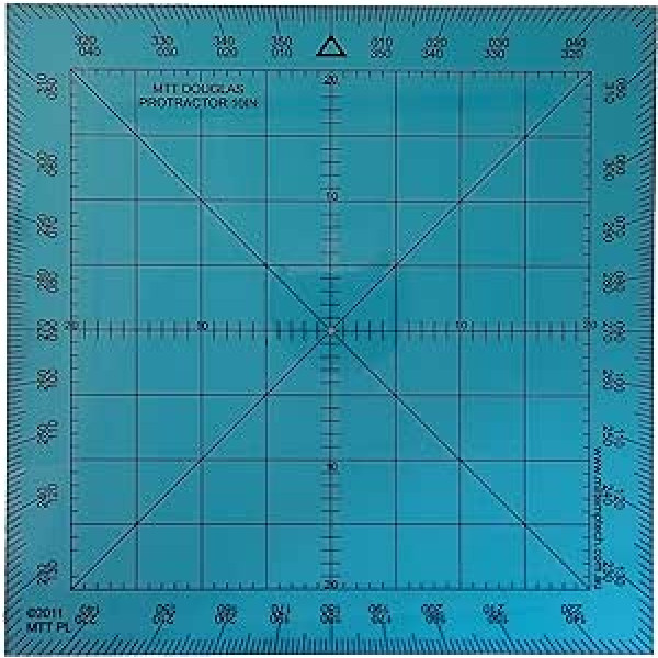 MTT PL Douglas 10 collu transportieris ar grādu leņķa mērīšanai un karšu zīmēšanai āra, jūras vai gaisa navigācijai ar karti un kompasu, pārgājieniem, orientācijai un izdzīvošanai.