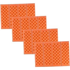 Yardwe Pack of 4 salokāmi sēdekļa spilveni, salokāmi sēdekļa spilveni, sēdekļu paliktņi, ūdensnecaurlaidīgi sēdekļu spilveni, viegla uzglabāšanas soma, salokāms kempinga paklājiņš, gulēšanas spilvens, putu spilvens, ceļojumu salokām