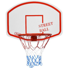 Kimet Street Ball krepšinio lenta + baltas ir raudonas lankas / N/A
