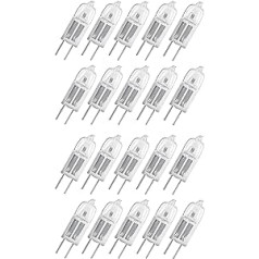 Osram Halostar Starlite 64425 S 20 Watt 12 Volt G4 Warm White 2800 Kelvin Halogen Pin Base Lamp Dimmable 300 Lumen Pack of 20