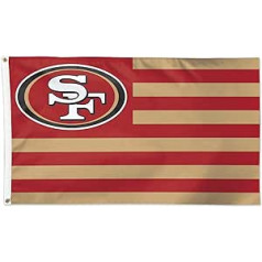 Sanfrancisko 49ers NFL karogs, paceļams karogs, Americana, 90 x 150 cm