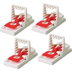 Big Cheese Ultra Power Mouse Traps (4 iepakojumā) — atkārtoti lietojams peles slazda peles slepkava