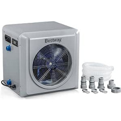 Bestway Flowclear Air Energy baseina sildītājs 4400 W 43 x 47,5 x 47 cm pelēks