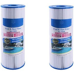 Alford & Lynch Replacement for Dynamic 03FIL1600, Pleatco PRB50-IN, Filbur FC-2390, Unicel C-4950 Filter Cartridge for Dynamic Pool and Spa (2)