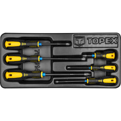 Topex PH screwdrivers, set of 6 pcs.