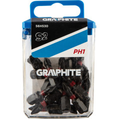 Graphite Ударные биты PH1 x 25 мм, 20 шт.