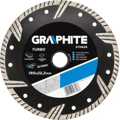 Graphite Dimanta disks 180 x 22,2 mm, turbo