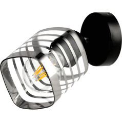 SIENA sienas lampa 1P E27, maks.60W, melna