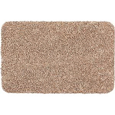 ASTRA Dirt Trapper Kilimėlis Plaunamas 40 x 60 cm - Dirt Trapper Kilimėlis Smėlio spalvos 100% Medvilnė Durų Kilimėlis - Entra Sugeriantis - Neslystantis Kilimėlis Lengva priežiūra