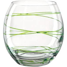 Montana 027494 Drinking Glass Circle Set of 6 390 ml Green Glass