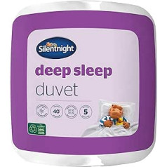 Silentnight Bettdecke Deep Sleep, weiß, Microfaser, weiß, Doppelbett