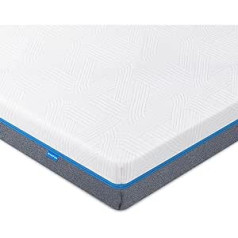 Inofia Sleep Memory Foam virsmatracis, 7,6 cm, lateksa virsmatracis muguras sāpēm, ar noņemamu pārsegu un glabāšanas somu, matracis, kempings un automašīnas matracis