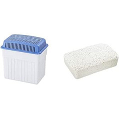 Weko 5410120500 Moisture Killer 2 kg, gaisa sausinātājs, 23 x 24 x 15,5 cm, pelēks un 5410232500 Moisture Killer 2 x 2 kg uzpildes iepakojums, sausinātājs, 20,5 x 7 x 12,5 cm, balts