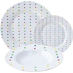 BENETTON VIENOTĀS KRĀSAS. BE-0246 Plates, porcelāns, daudzkrāsains