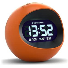 Zemes modinātāja NEWGATE® digitālais centrs (oranžs ar melnu LCD displeju)