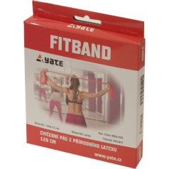 Yate Fit Band Pretestības Gumija 1gb. 120x12cm Red (M04100)