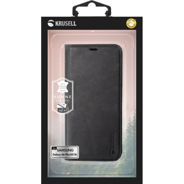 Krusell Sunne 2 Card Foliowallet Samsung Galaxy A6+ (2018) black