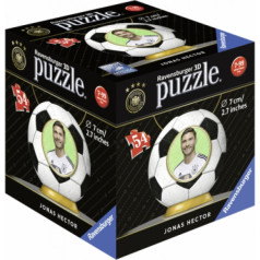 Ravensburger - 3D Puzzle 54 Ball Jonas Hector Player 8.10 x 8.10 x 8.10 (cm)