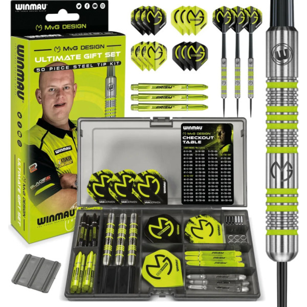 Winmau Michael van Gerwan MvG Steelip šautriņu dāvanu komplekts