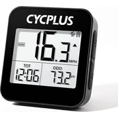 CYCPLUS GPS velosipēda dators Bezvadu velosipēda spidometra riteņbraukšanas dators IPX6 ūdensizturīgs odometrs GPS spidometrs Cycling-G1