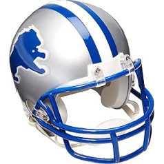 Detroit Lions 1983-2002 Throwback Replica Mini ķivere ar Z2B sejas masku