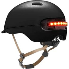 Lightweight Bicycle Helmet Smart Bike Helmet with LED Warning Lights Safe Driving at Night for Electric Motorcycle Bicycle Helmet for Men Women Breathable Waterproof Bicycle Helmet