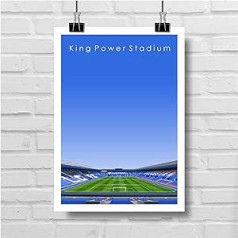 Home.Ground.Anglijas Premjerlīgas futbola stadiona sienas mākslas dāvanu kolekcija — Leicester City FC King Power Stadium LCFC