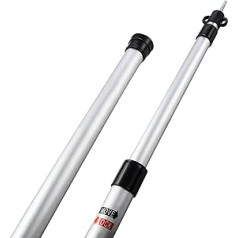 Aluminium Tent Pole with Tip - Telescopic Pole - Standing Pole - Tarp Pole - Camping Accessories