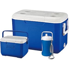 Coleman Passive Cool Box Combo, 3 jaudīgas termiskās kastes ar ietilpību 46 L, 4,7 L un 2 L