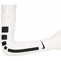 Nike Unisex Pro Youth Elite Sleeves 2.0 rokassprādze, balta/balta, L-XL, balta (balta)