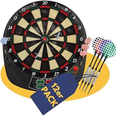 Best Sporting Coventry Electronic Dartboard with 12 Darts, Replacement Tips and Power Adaptor