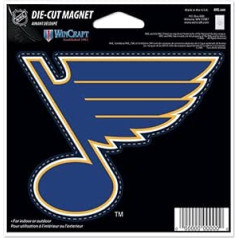 Wincraft NHL Sentluisas Blues 4,5 x 6 collu die-cut magnēts