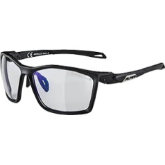 Alpina Twist Five VLM+ sporta brilles, unisex — pieaugušajiem, matēts melns, viens izmērs