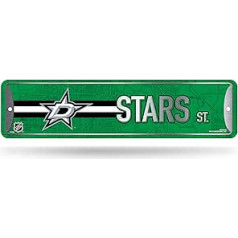 Rico Industries NHL Hokejs Dalasas Stars Metāla ielas zīme 4