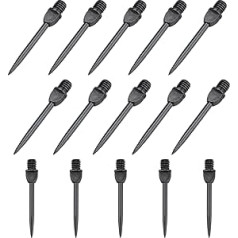 Fyihoxi Pack of 15 Darts Metal Tip 37 mm Steel Dart Tips Steel Dart Tips Keypoint Special 2BA Thread Steel Tips Metal Tips