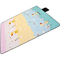 Yardwe Beach Placemat Pludmales piknika sega Smilšu necaurlaidīga sega Bērnu grīdas paklāji Piknika izmešanai Kempinga Paklājiņš Kempinga Zeme Sega Bez smiltīm Pludmales Paklājiņš Ceļojumu grīdas Paklājs Spilvens Ultraskaņas