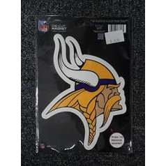 NFL Minesota Vikings 83758013 Die Cut logotipa magnēts, mazs, melns