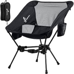 Sportneer Camping Chair Foldable Camping Chair Portable Camping Chairs Load Capacity 150 kg Ultralight Pack Size Small Folding Chair for Adults Picnic Outdoor