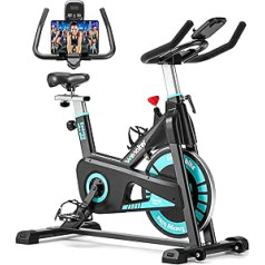 Wenoker Exercise Bike with Magnetic Resistance, Indoor Fitness Bike, Exercise Bike, Cardio Training, Fitness Bikes, Home Trainer, Bicycle, 160 kg Load Capacity