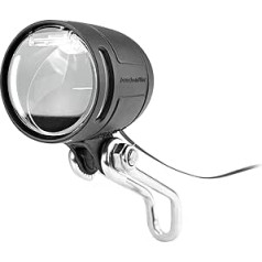 busch+müller Busch & Müller Unisex - Adult Iq-xs Friendly E 70 Lux 6-42v Front Light, Black, One Size